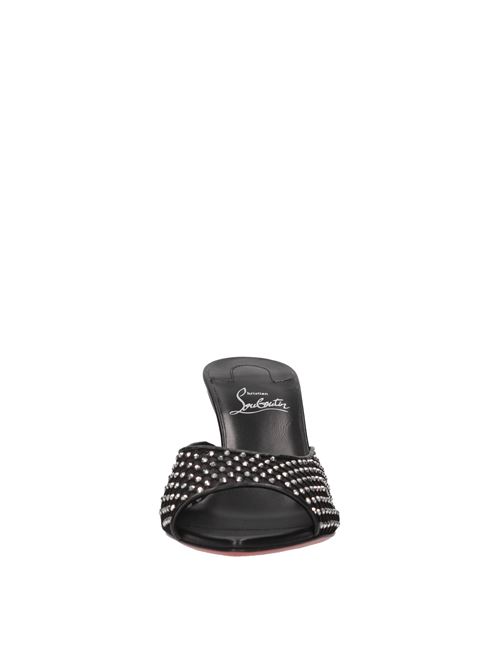 Mules Apostropha in tessuto e strass CHRISTIAN LOUBOUTIN | 3240795 B803 W51NERO